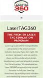 Mobile Screenshot of lasertag360.com